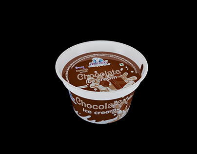 3D chocolate ice cream for iglo bangladesh