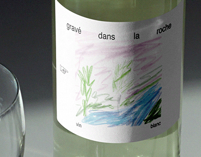 wine bottle label design