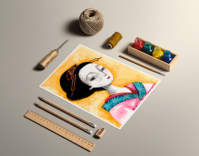 Geisha - Illustration