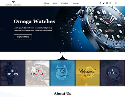 Austria based Luxury Watch selling company website.