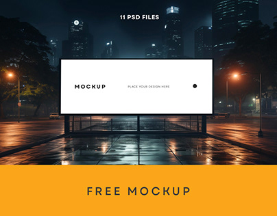 Billboard Mockup — Free
