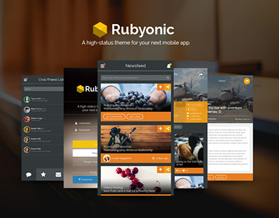 Rubyonic: Mobile App UI