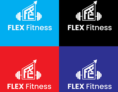 Fitness Logo , FLEX Letter Logo