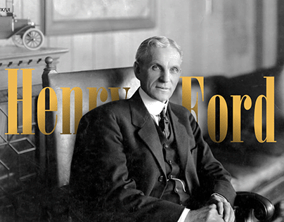 Website. Ux/Ui consept. Henry Ford