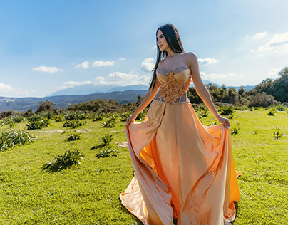 Golden Flying Dress in Crete