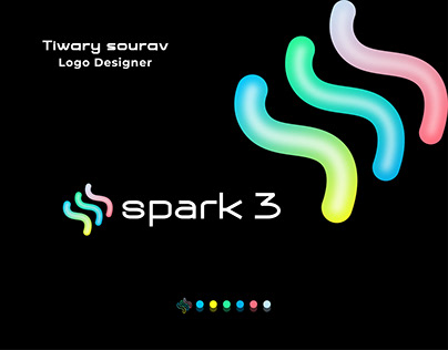Spark 3 Logo Design, Abstract S Logo