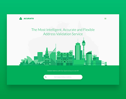 Acurato Landing page & Dashboard