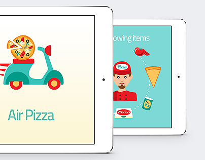 Air Pizza App Design
