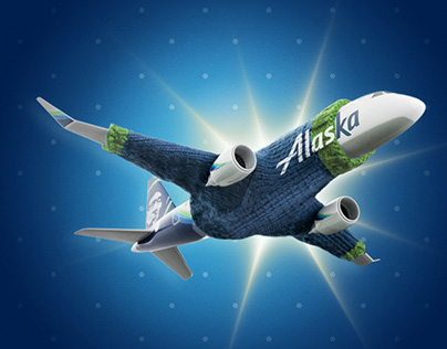 Alaska Airlines Ugly Sweater Promotion