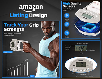 Amazon Listing Infographics Images || Grip Strength