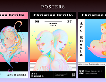 Exhibition concept for Christian Orrillo