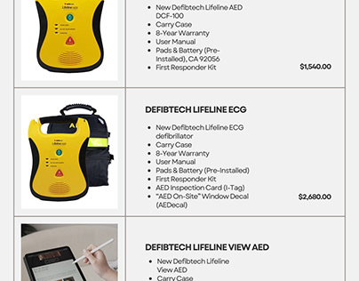 HEARTSINE AED PACKAGES