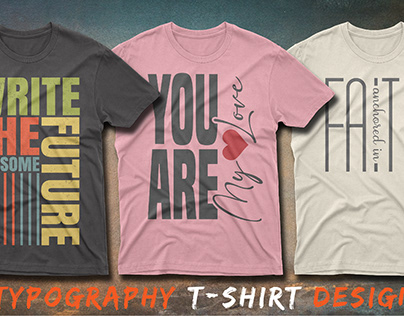Typography T shirt Design Bundle