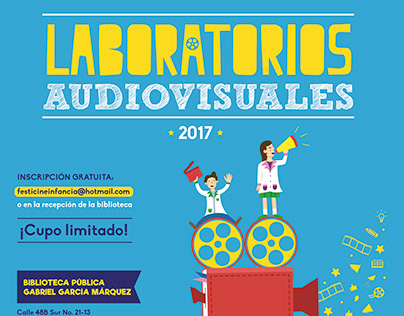 Carteles Laboratorios Audiovisuales - Festicine 2017