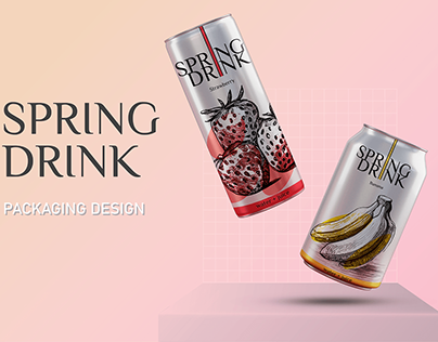 SPRING DRINK | packaging design