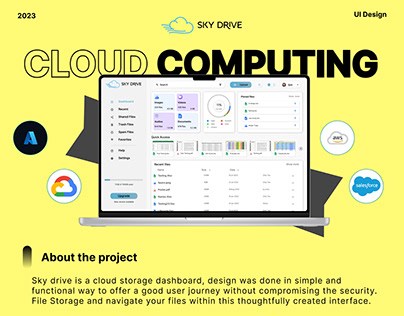 Cloud Storage Dashboard | Skydrive