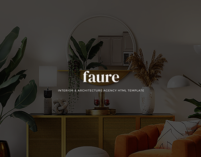 Faure - Interior & Architecture Agency HTML Template