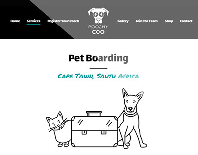 Poochy Coo Website Design