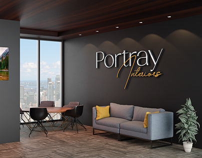 Portray Interiors Logo Design and Branding