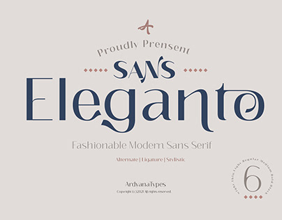 Eleganto Sans - Modern Sans Serif