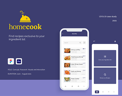 UI/UX Case Study - Home Cook Mobile App