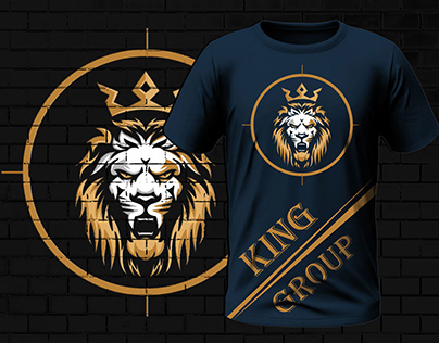 Sport Shirt With Lion Head Logo