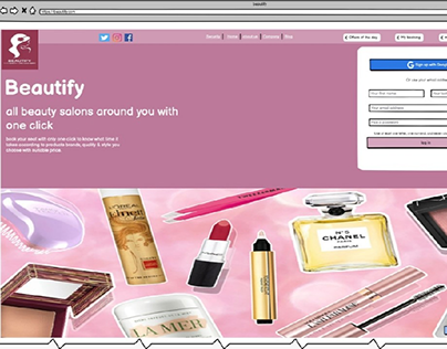 beautify startup website design