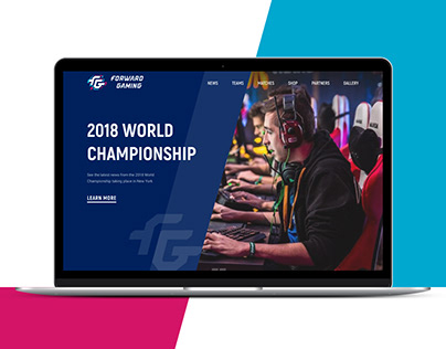 Cyber sport team website