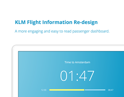 KLM Flight Information Concept