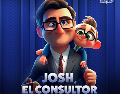 Pixar Style Movie Poster for EY México