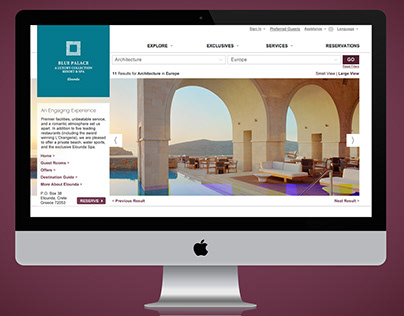 Starwood Hotels Web Concept