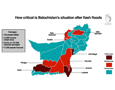 Pakistan Flood Map