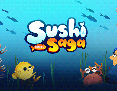 game Sushi Saga match 3