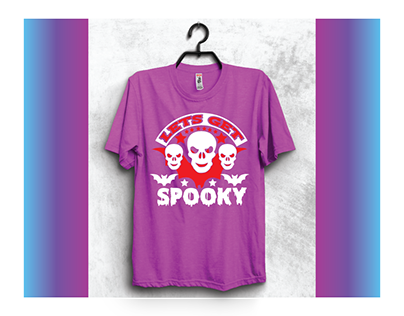Halloween TUPOGRAPHY,, T-Shirt Design