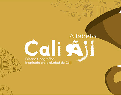 ALFABETO/TIPOGRAFÍA CALI AJÍ / DISEÑO TIPOGRÁFICO