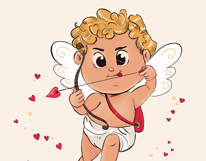 Cupid Illustration Valentine's Day