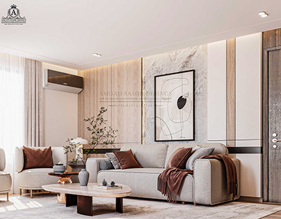 Modern Majlis for a residential apartment in KSA