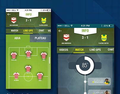 Nigerian Premier league concept app