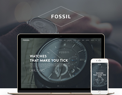 Fossil Watch Shop Concept