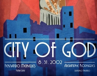 CITY OF GOD Constructivist Movie Poster 2