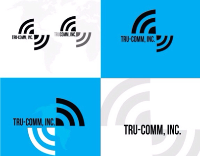 TruComm Inc. Logo Comps