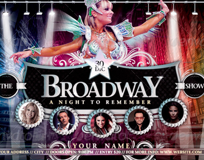 The Broadway Show Flyer Template