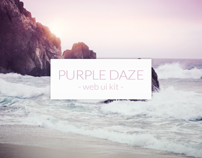 Purple Daze Web UI Kit