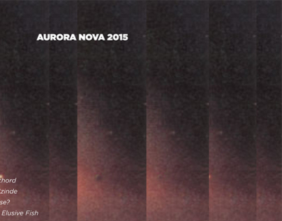 Leaflet design for AURORA NOVA