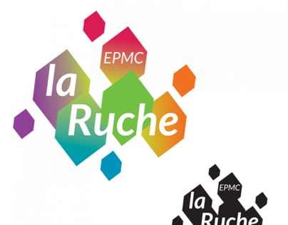 Logo for a graphic design school “la Ruche”