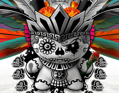 Dunny: Day of the Dead (Rotofugi Store Chicago)