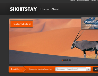 Shortstay - Free template ( PSD Included )