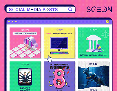 SCEON | Social Media Posts' Design