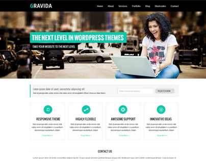Gravida Corporate Wordpress Theme