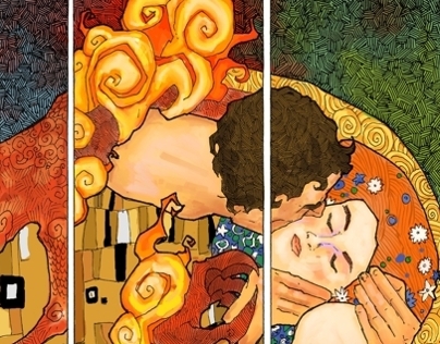 The Kiss, by Klimt